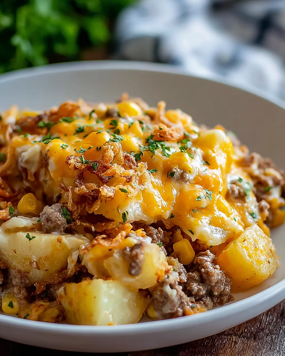 Delicious Slow Cooker Cowboy Potato Casserole Recipe!