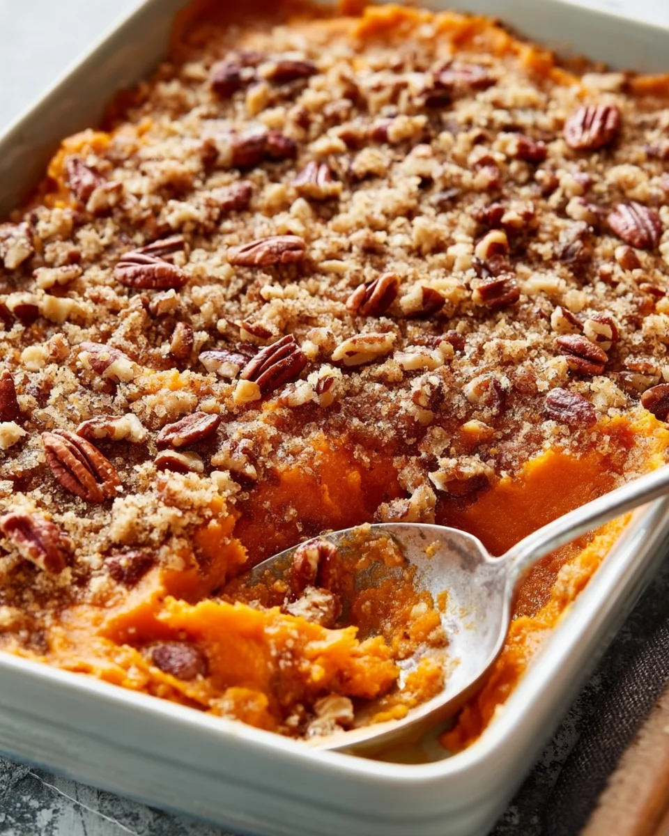 Best Ina Garten Sweet Potato Casserole with Pecans Recipe