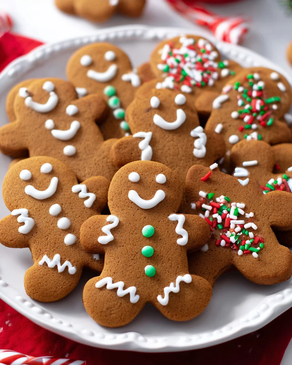 Irresistible Soft Chewy Gingerbread Men Cookies Recipe