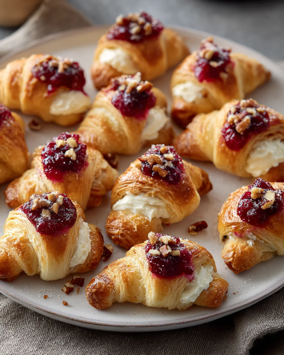Delicious Cranberry Cream Cheese Crescent Bites Recipe
