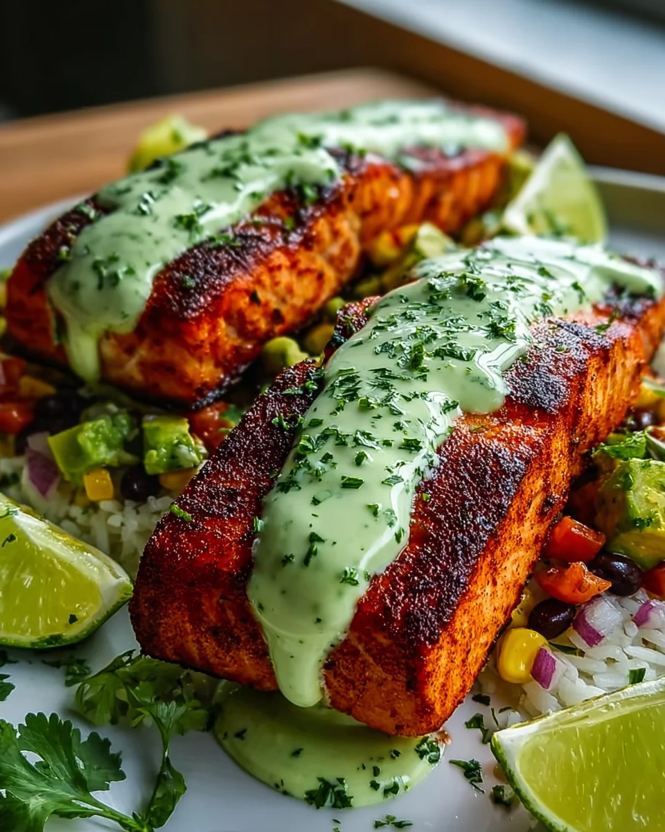 Cajun Salmon Avocado Lime Recipe - Zesty & Delicious Dish!