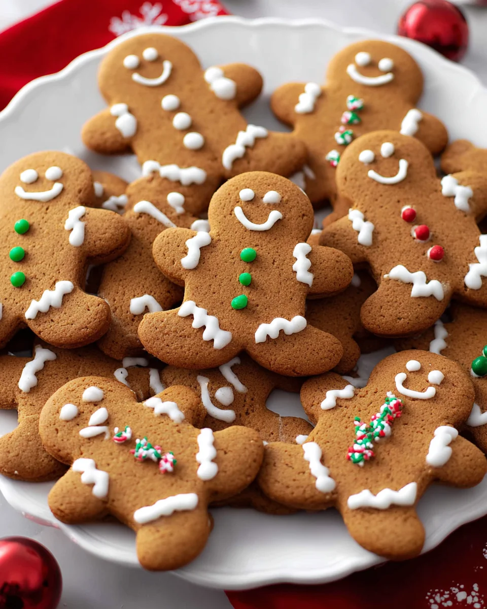 Irresistible Soft Chewy Gingerbread Men Cookies Recipe