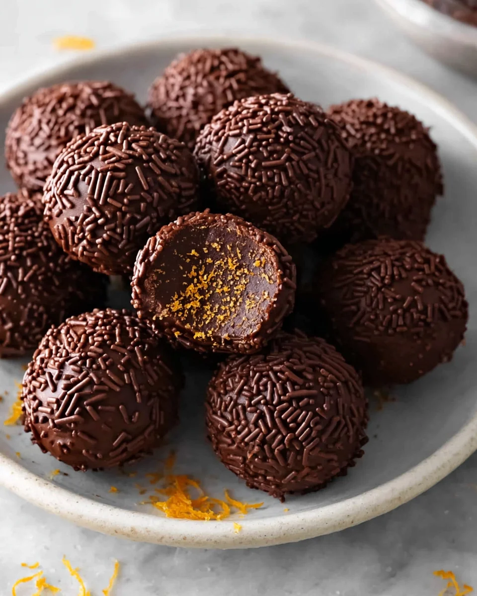 Decadent Orange Chocolate Christmas Truffles Recipe