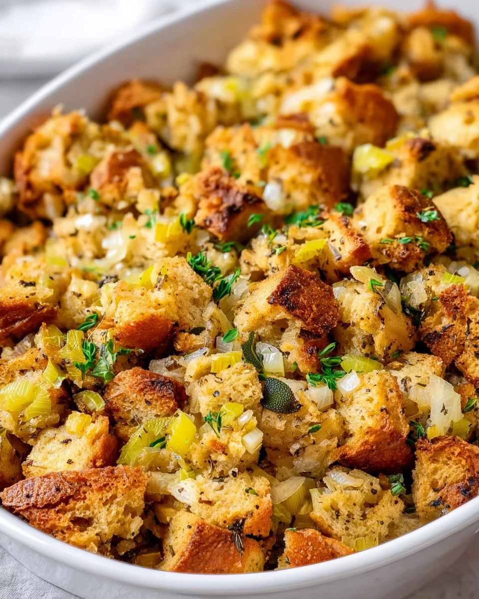 Delicious Homemade Stuffing Recipe for Perfect Holiday Meals