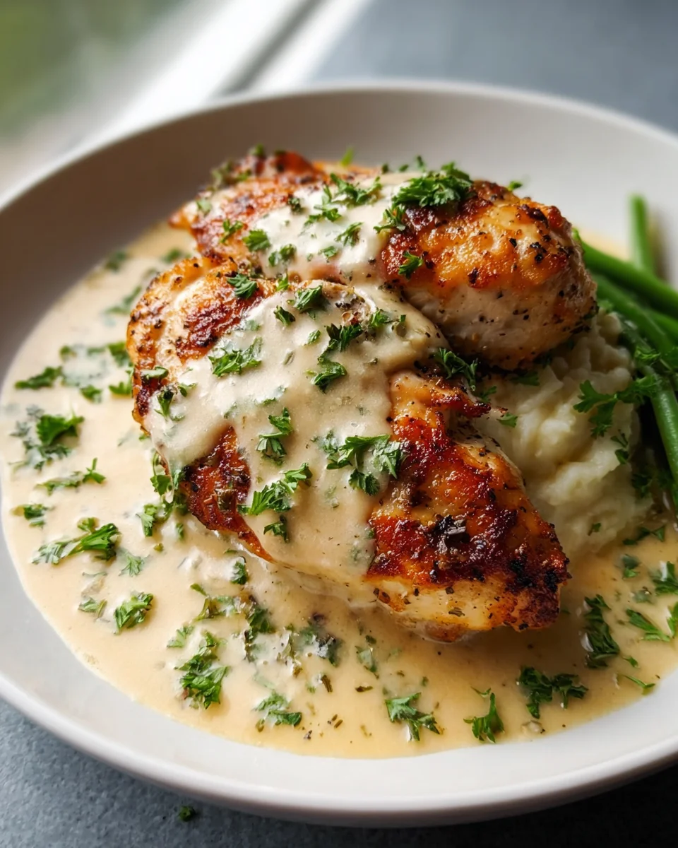 Creamy Garlic Parmesan Chicken Breast – Easy & Delicious Recipe
