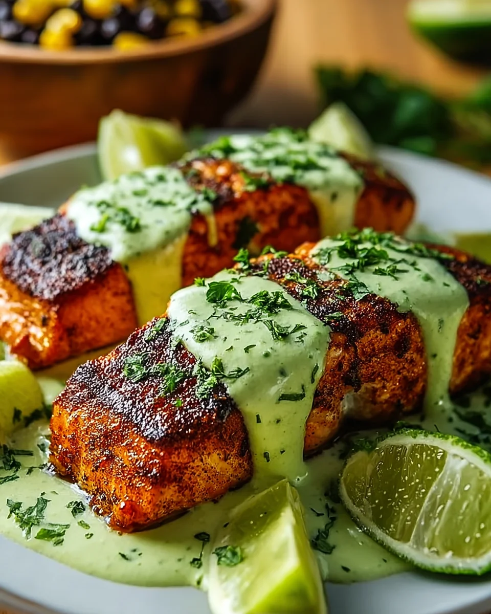 Cajun Salmon Avocado Lime Recipe - Fresh & Flavorful Delight!