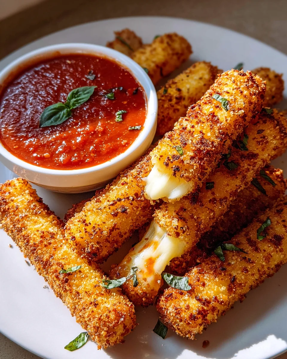 Crispy Homemade Mozzarella Sticks Recipe You’ll Love!