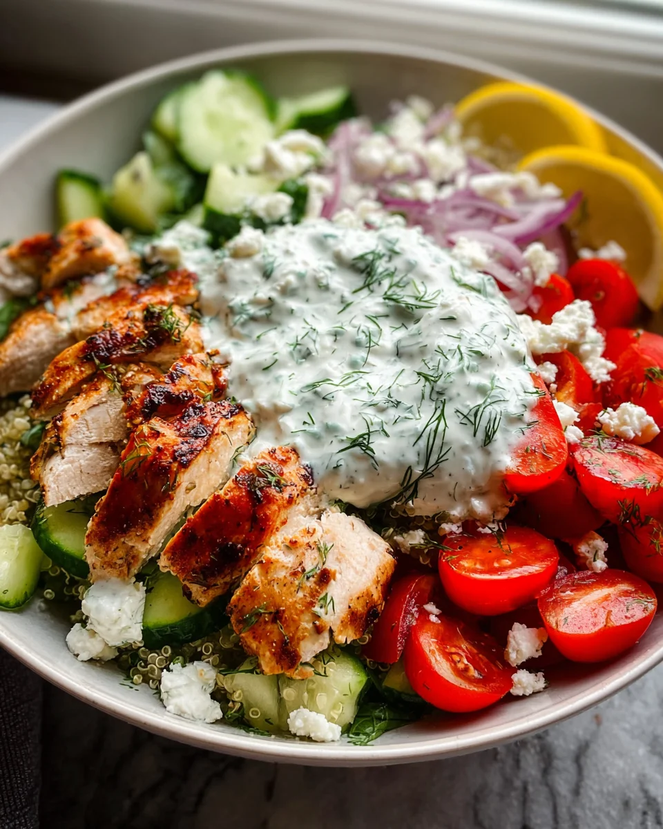Delicious Greek Chicken Bowls Recipe for a Healthy Meal