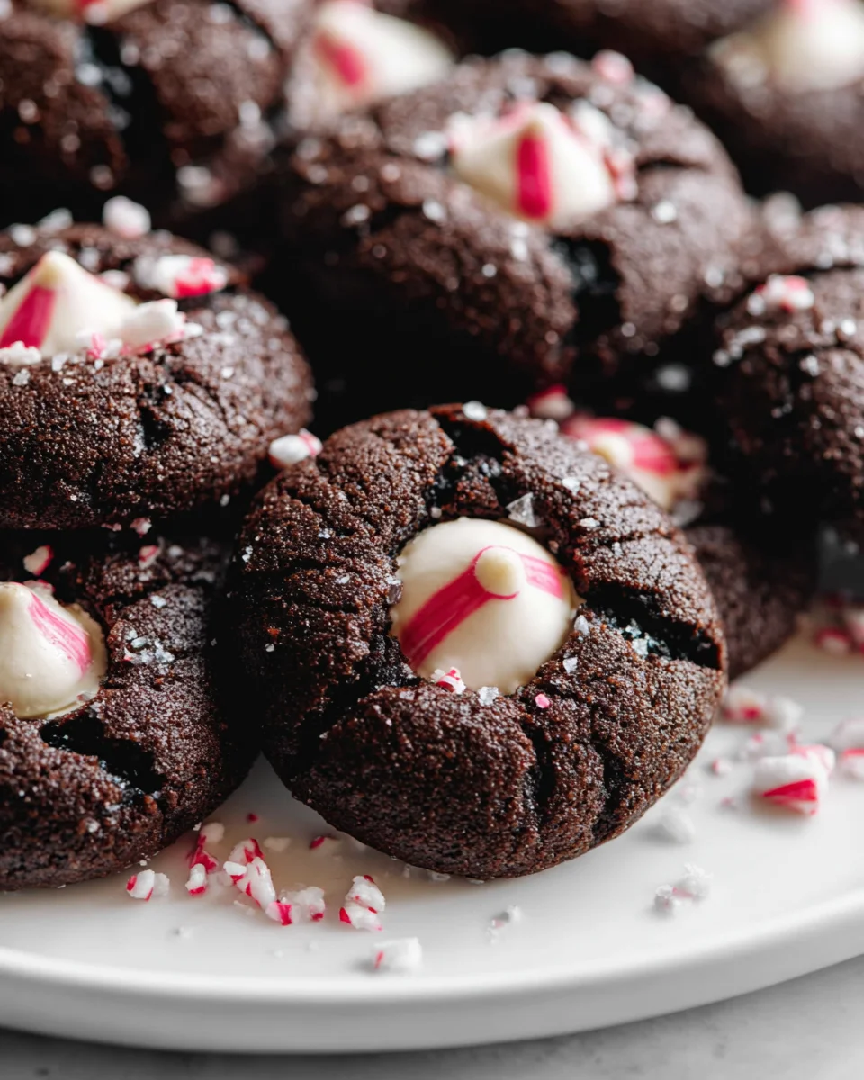 Easy Chocolate Peppermint Blossoms: Holiday Cookie Recipe