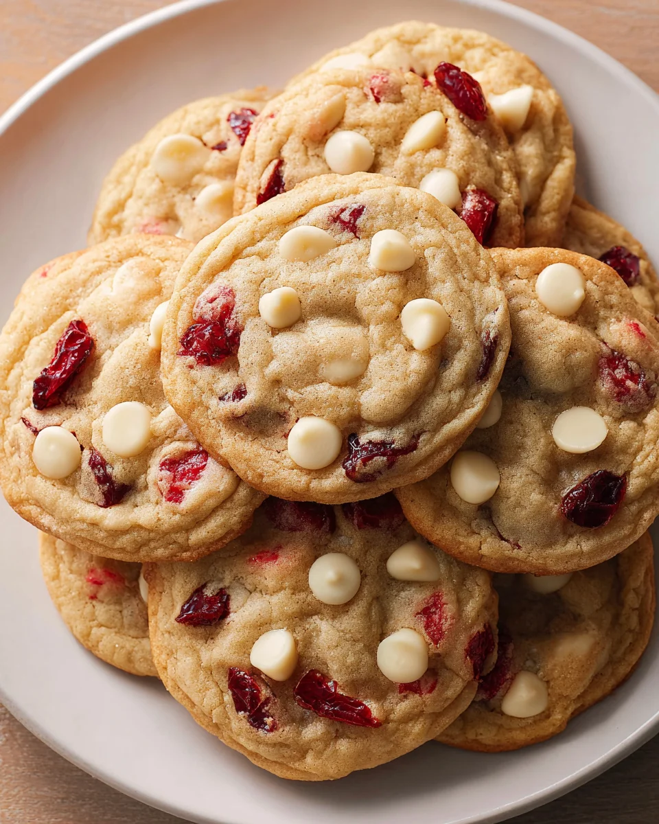 Delicious White Chocolate Cranberry Cookies Recipe to Try!