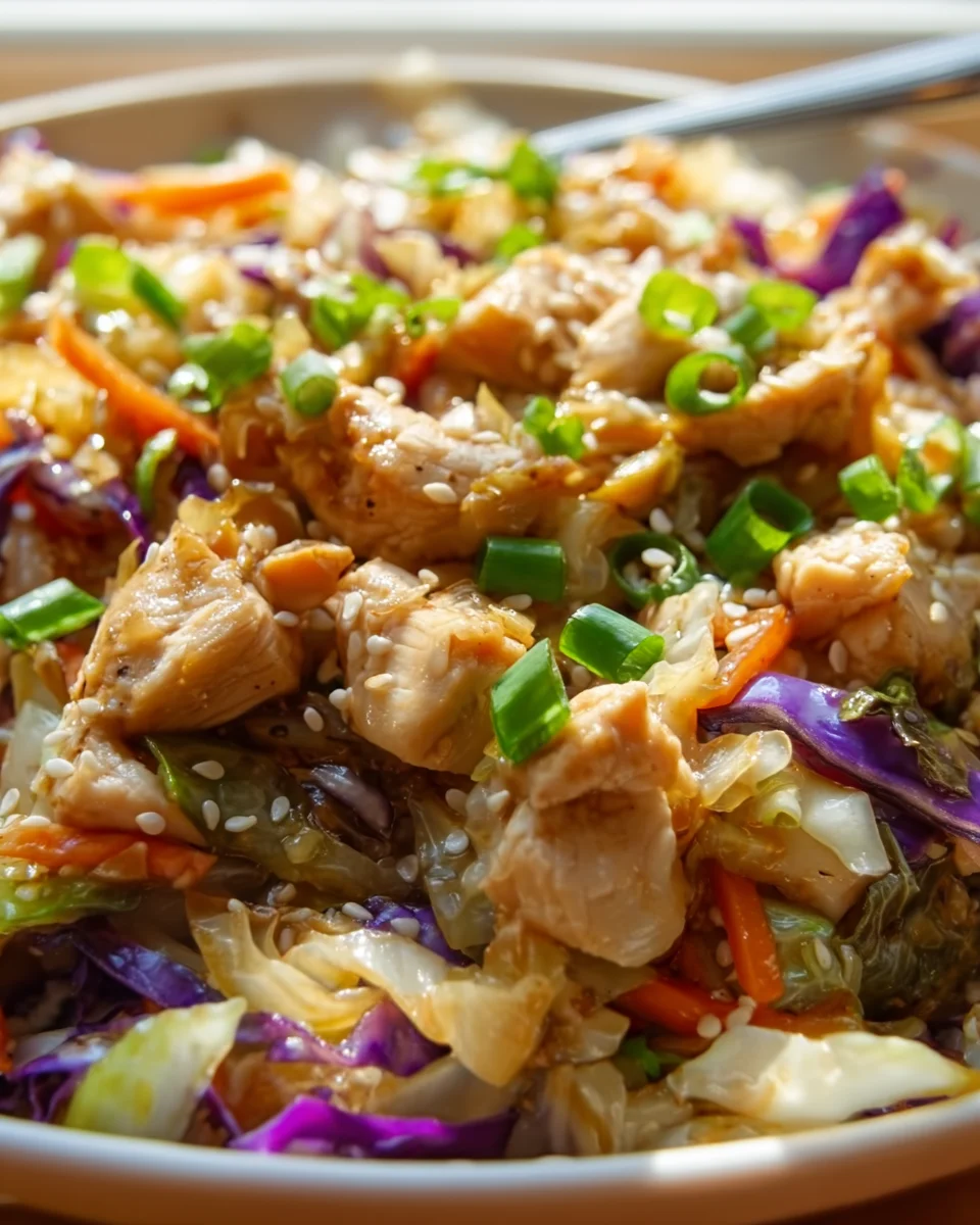 Ultimate Chicken Egg Roll Bowls: Quick & Delicious Meal!