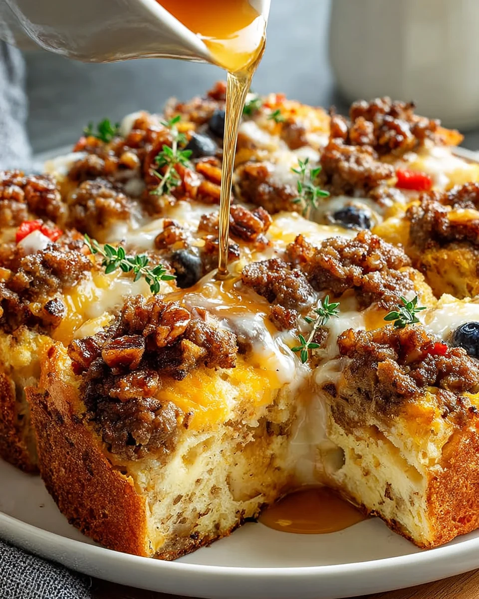Sweet Maple Beef Breakfast Casserole Recipe for a Cozy Morning