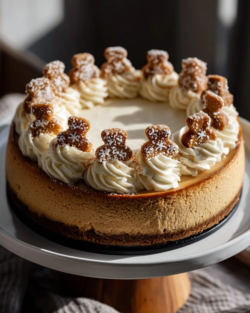 NA Gingerbread Cheesecake: A Festive Holiday Delight!