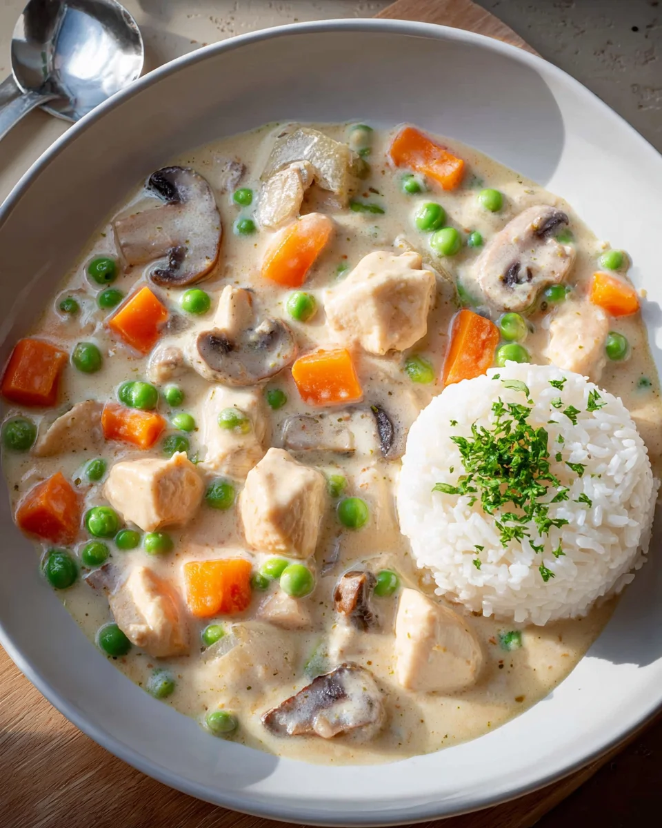 Delicious Huehnerfrikassee Recipe: Savory Chicken Delight!