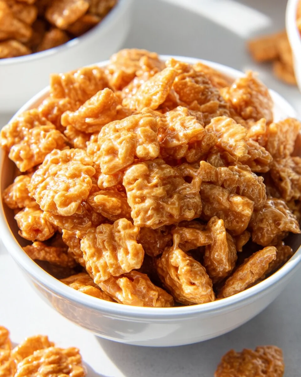Delicious Caramel Crispix Recipe for Sweet Snack Lovers