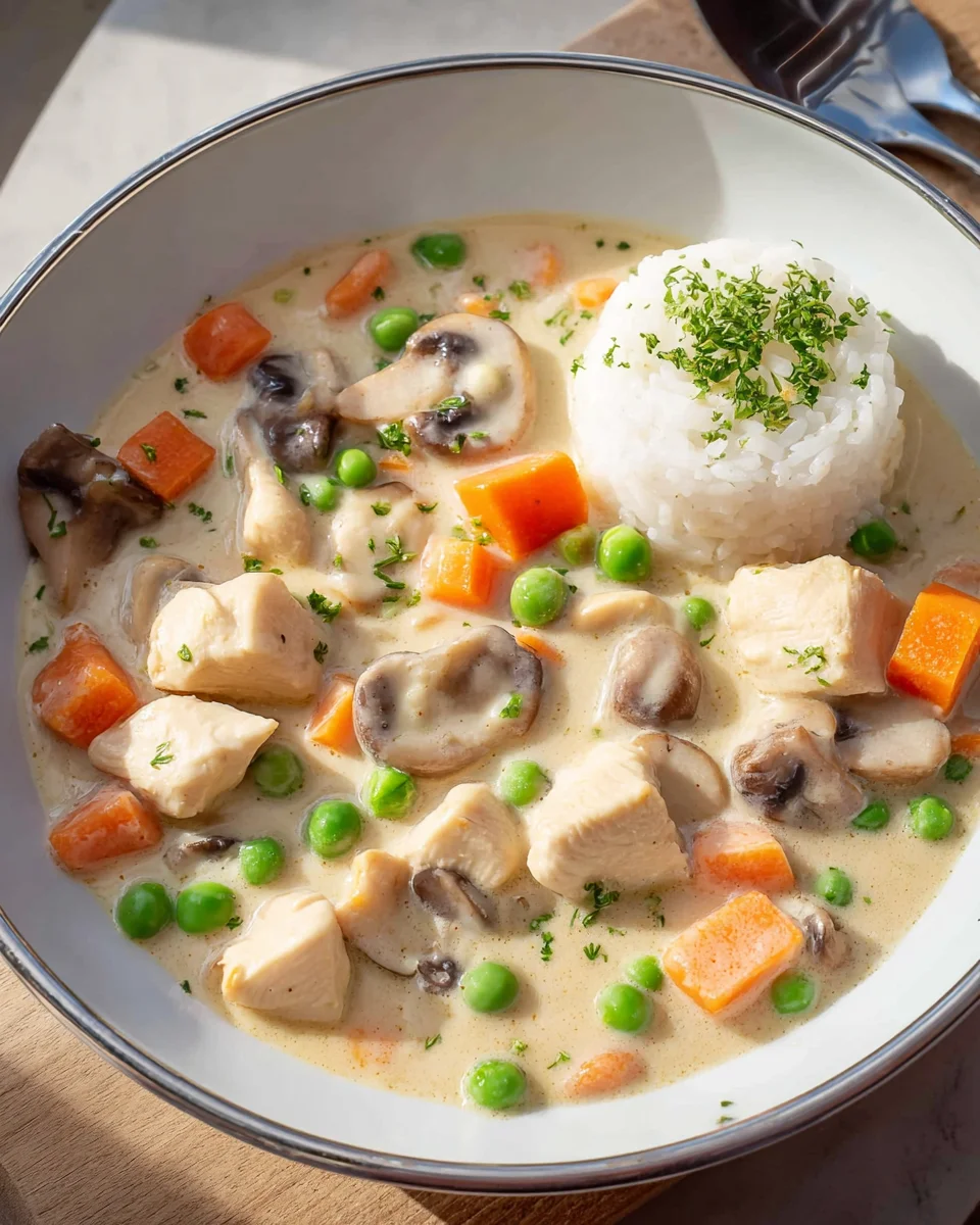 Delicious Huehnerfrikassee Recipe: Savory Chicken Delight!