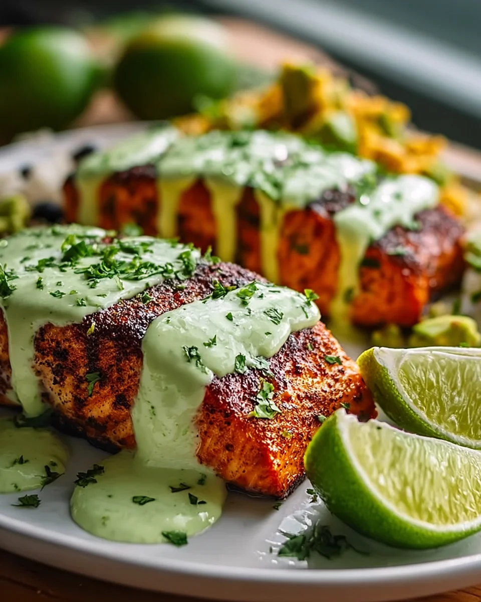 Cajun Salmon Avocado Lime Recipe - Fresh & Flavorful Delight!