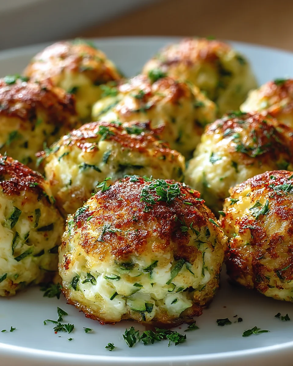 Crispy Zucchini Feta Balls: Oven-Baked Deliciousness!