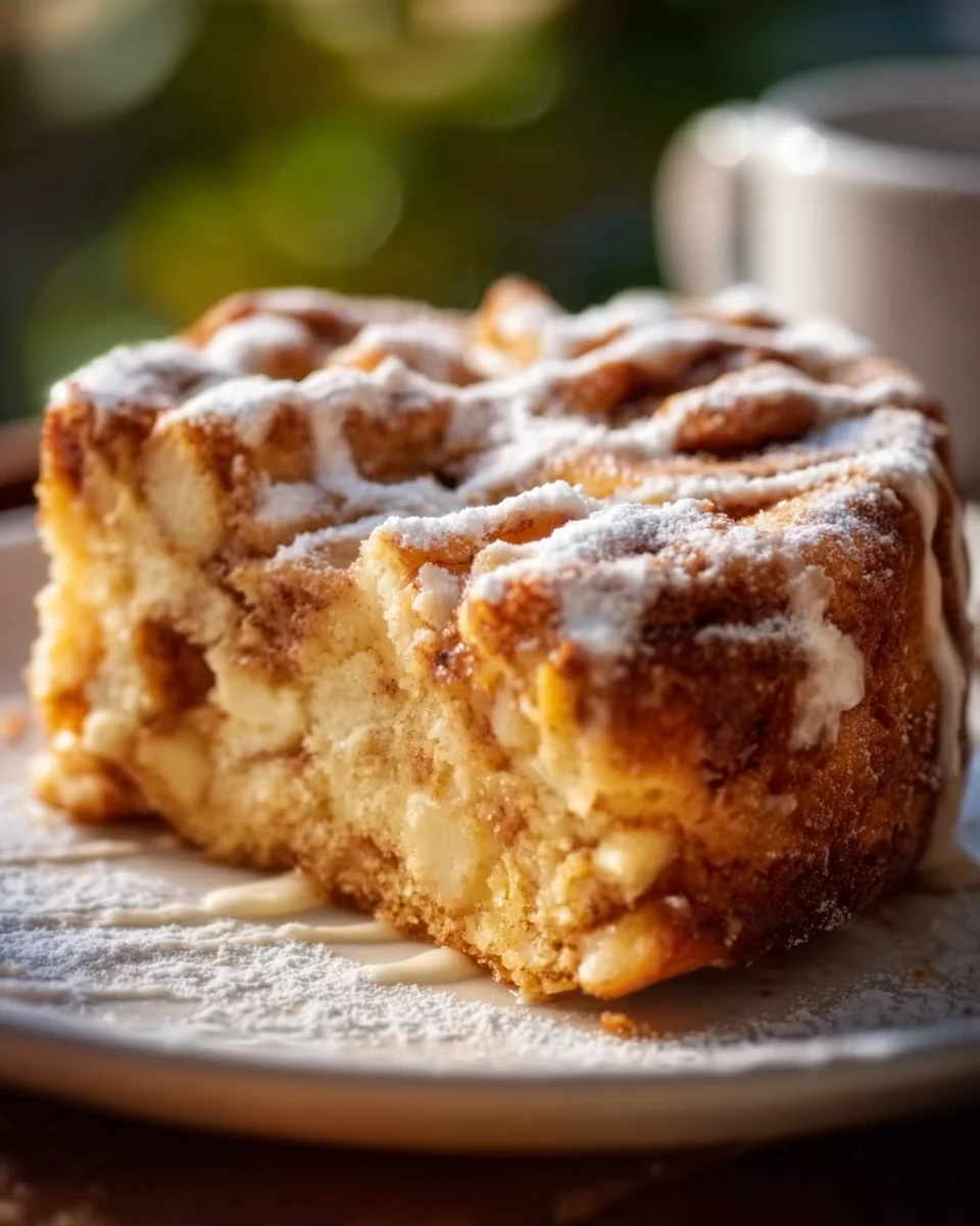 Juicy Cinnamon Roll Apple Cake Recipe for a Cozy Treat