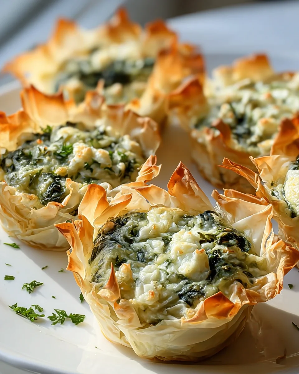 Delicious Spinach and Artichoke Dip Cups for Easy Entertaining