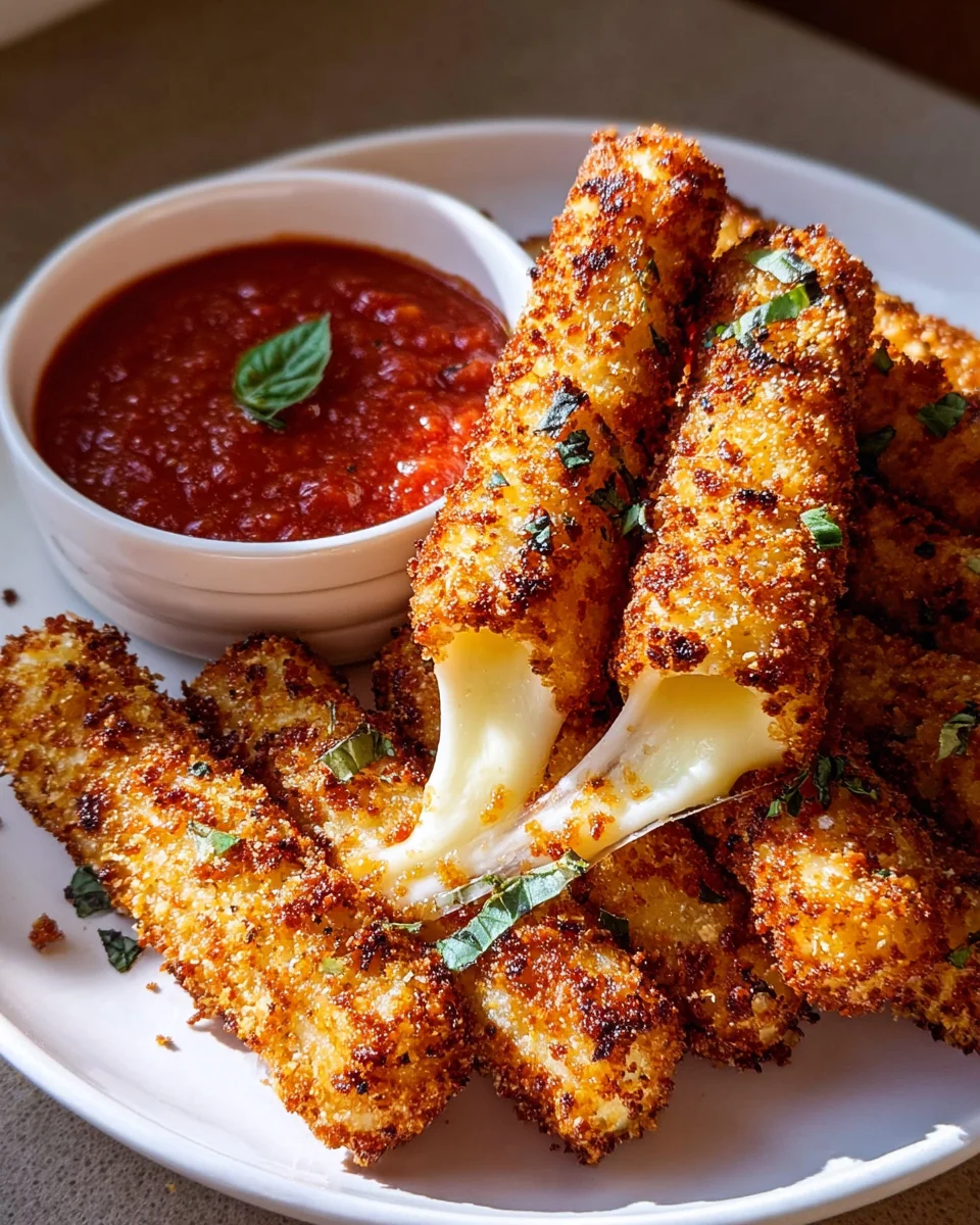 Crispy Homemade Mozzarella Sticks Recipe You’ll Love!