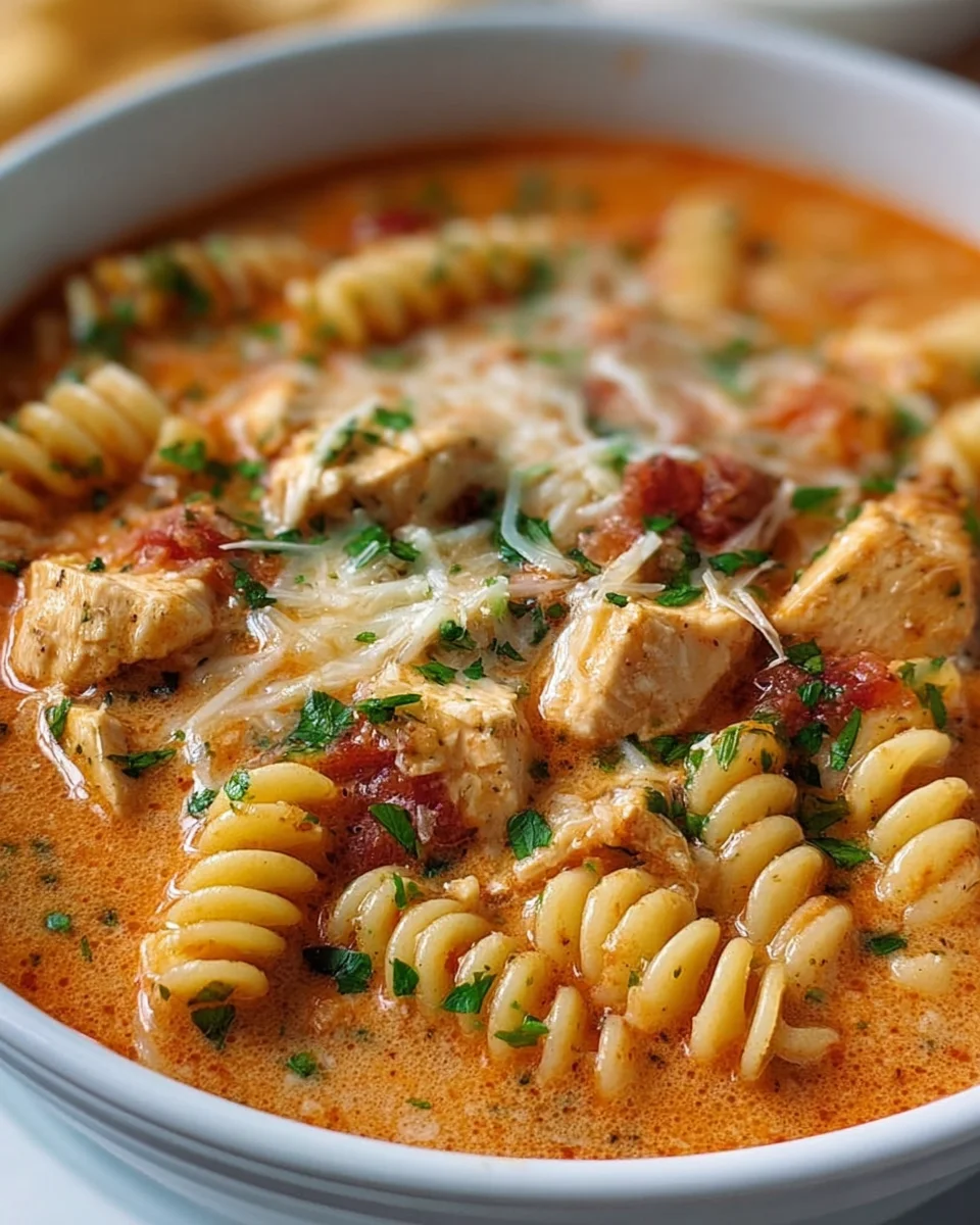 Delicious Crockpot Chicken Parmesan Soup Recipe to Savor!