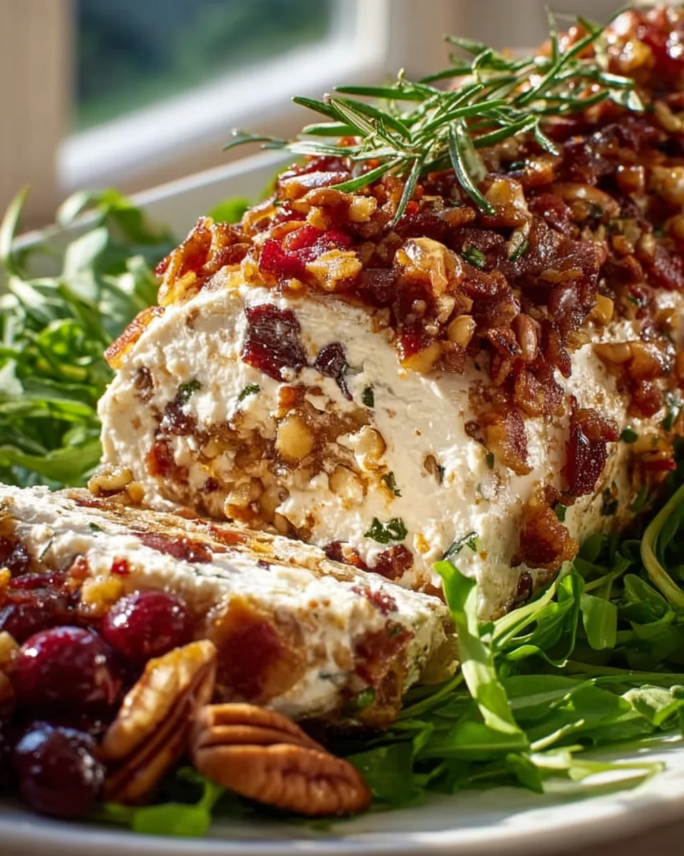 Million Dollar Beef Bacon Goat Cheese Appetizer Log Delight