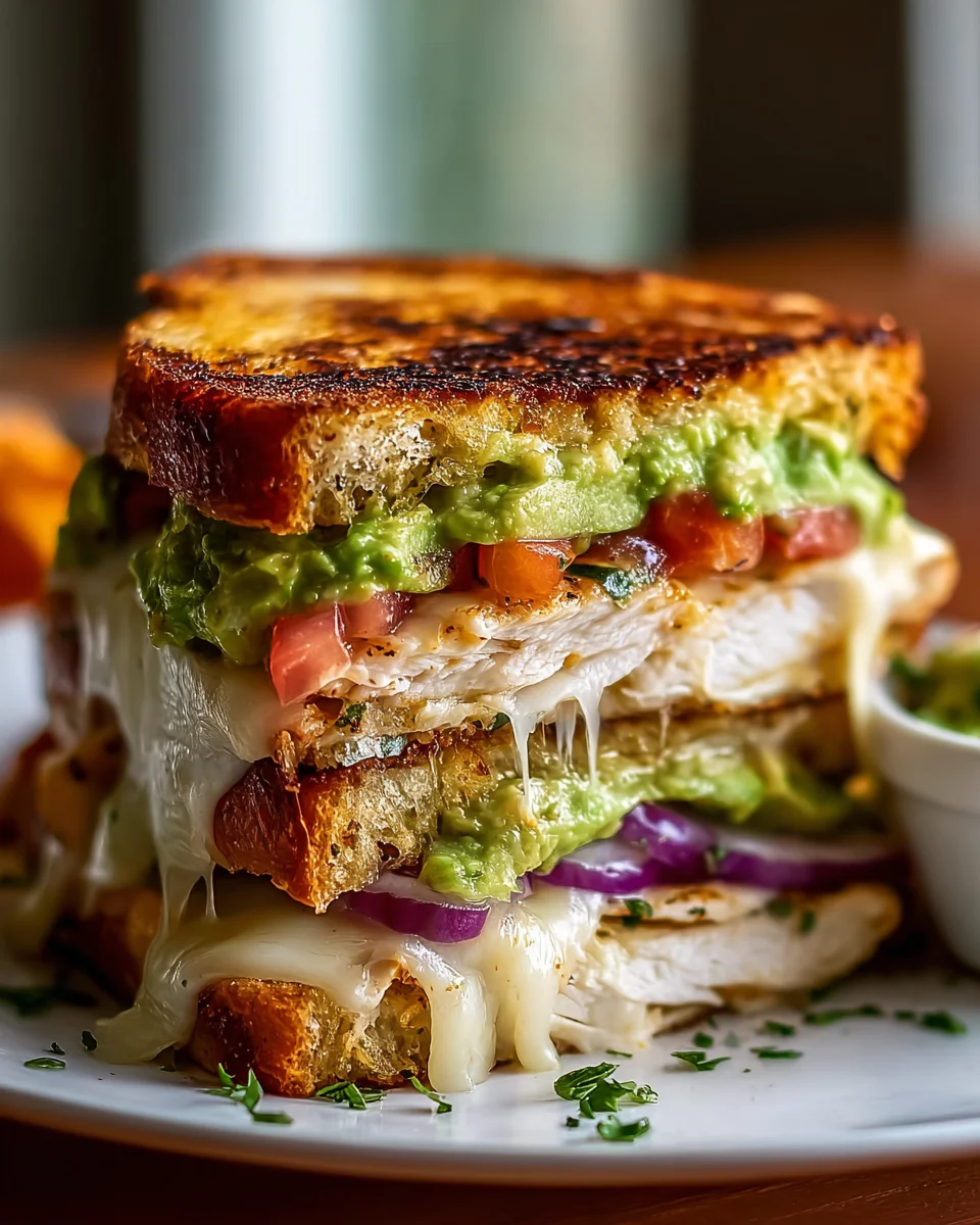 Delicious Chicken Avocado Melt Sandwich Recipe to Try Today!