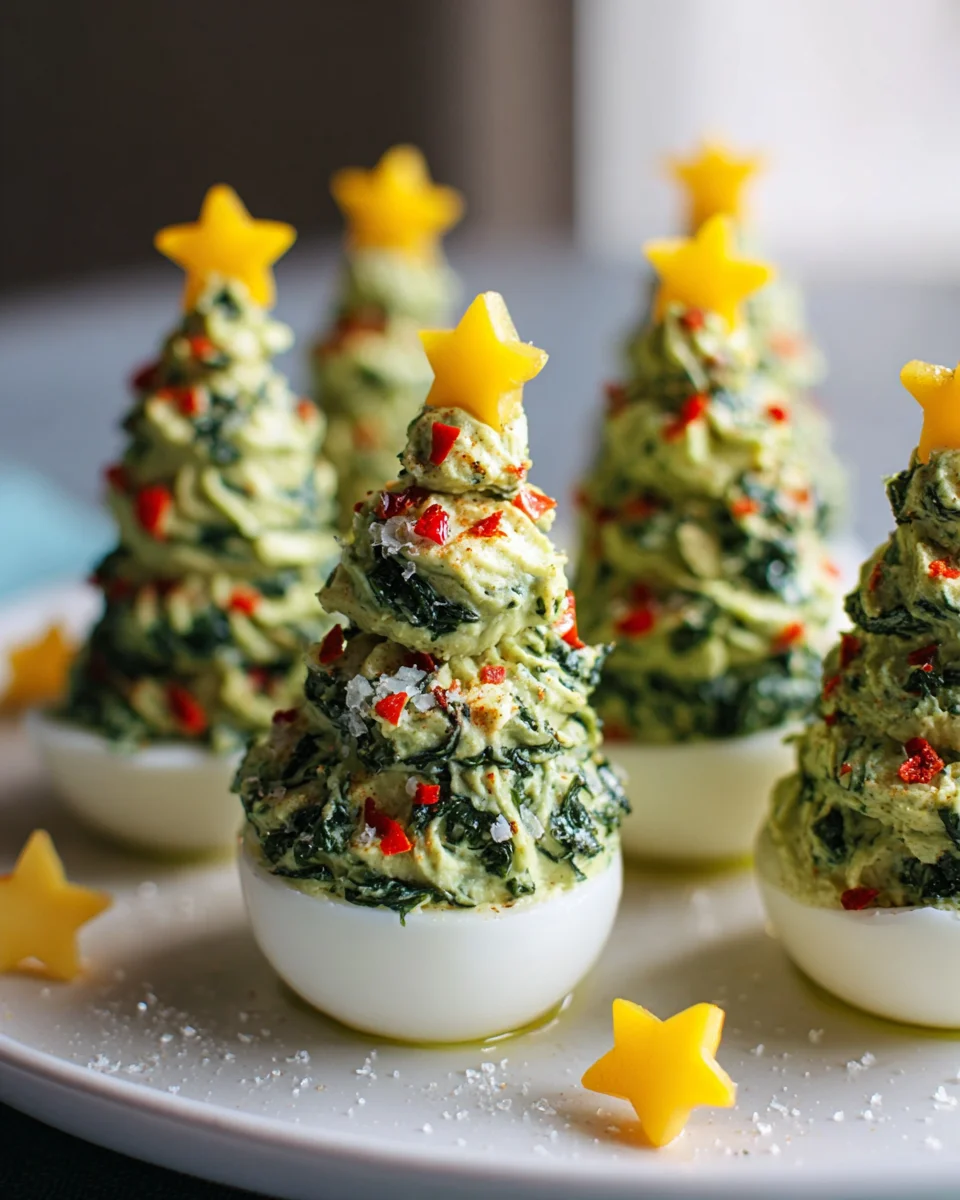 Deviled Egg Christmas Trees: Festive & Easy Holiday Appetizer