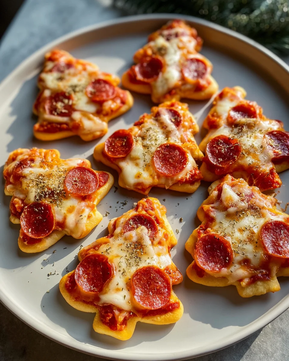 Delicious Christmas Tree Mini Pizzas Recipe for Festive Fun!