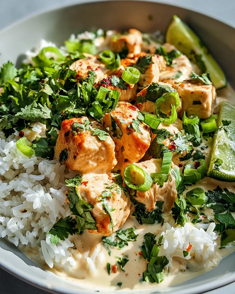 Coconut Chicken Rice Bowl: A Delicious Tropical Delight