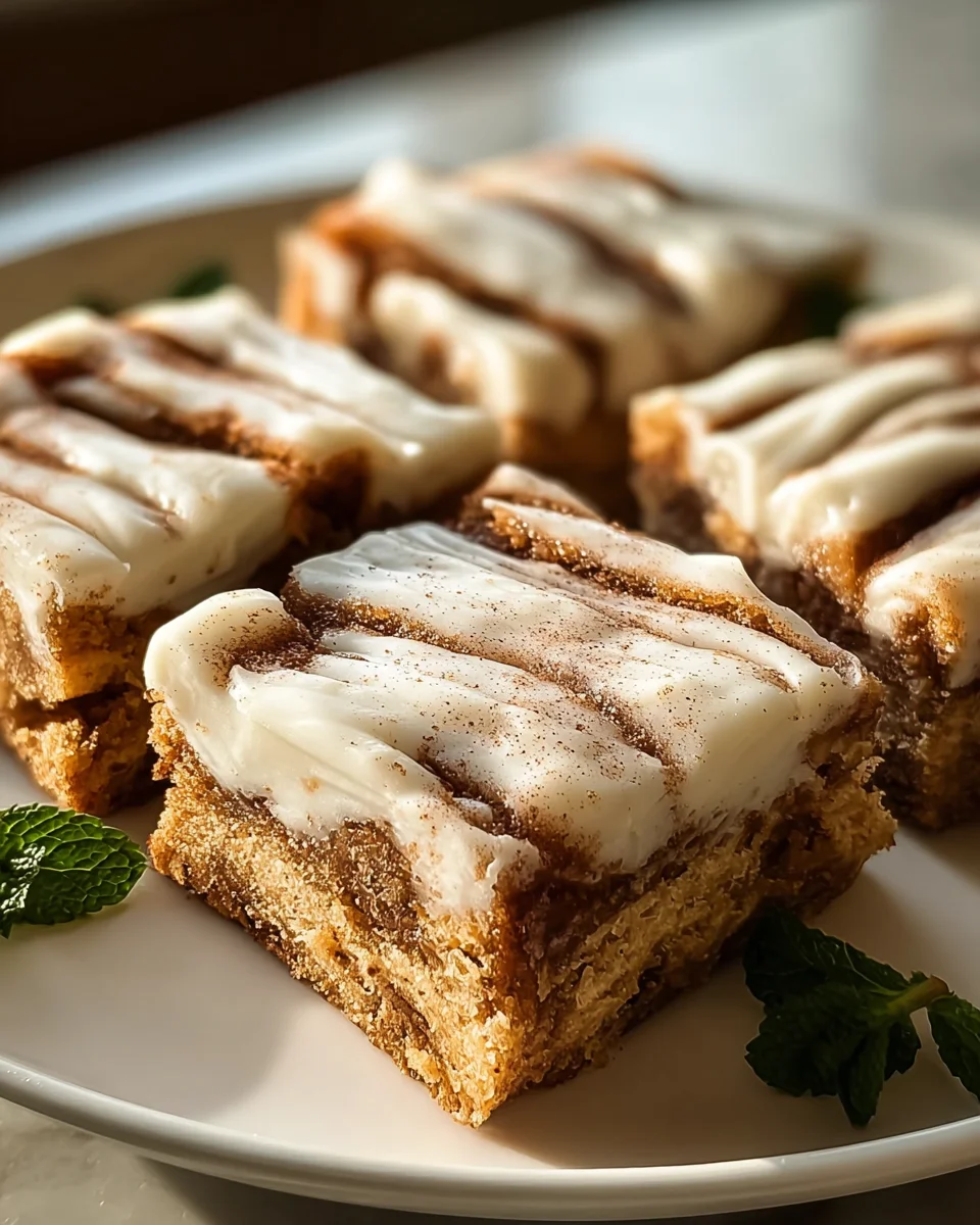 Delicious Cinnamon Roll Bliss Bars Recipe - Easy Dessert Treats