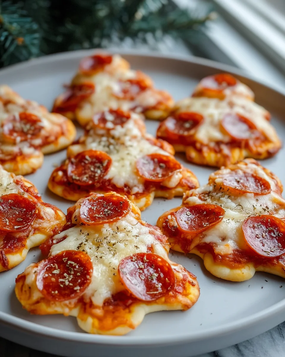 Delicious Christmas Tree Mini Pizzas Recipe for Festive Fun!