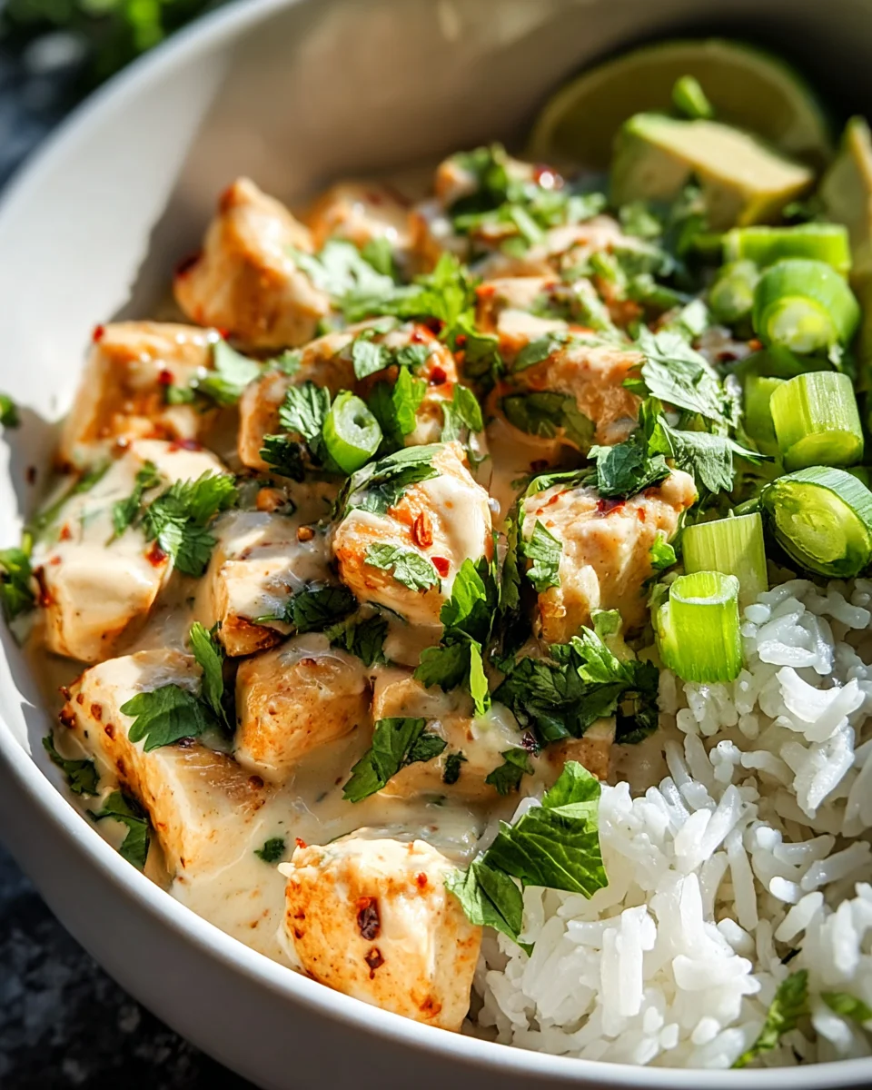 Coconut Chicken Rice Bowl: A Delicious Tropical Delight