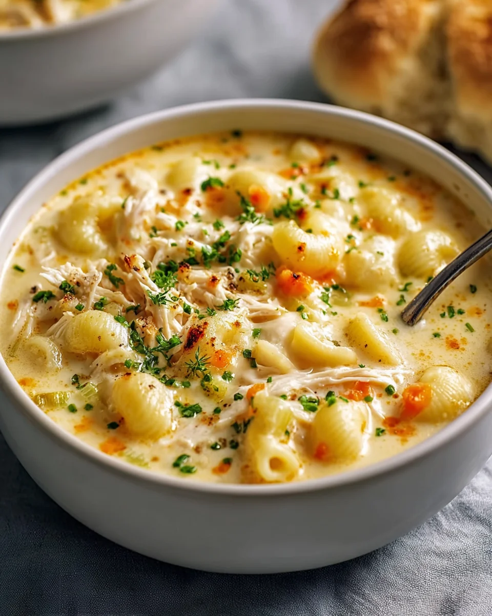 Creamy Chicken Macaroni Cheese Soup: Your New Favorite Recipe