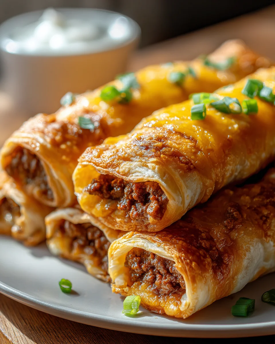 Delicious Kaesige Taco Sticks Recipe with Beef Filling!