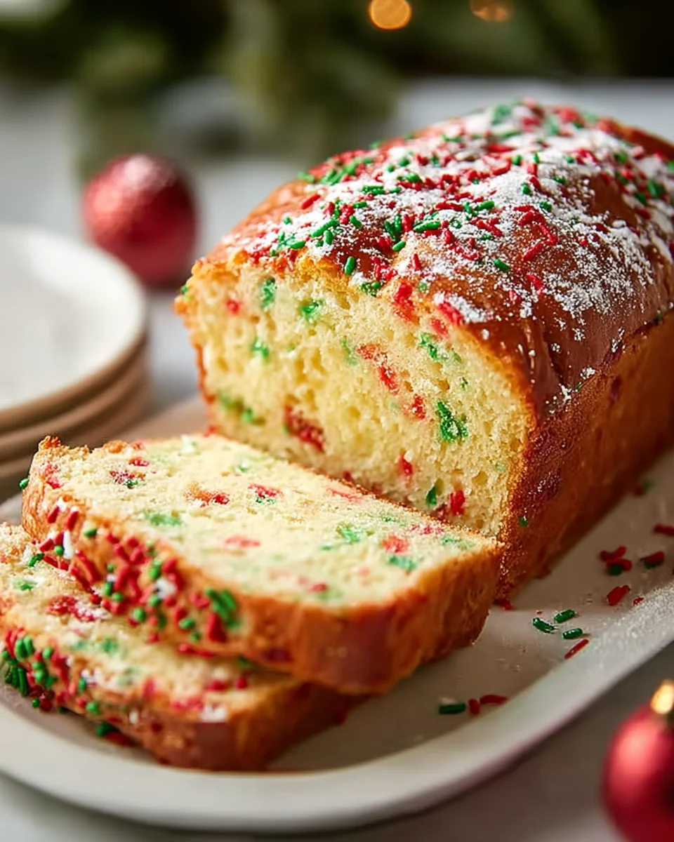Christmas Sprinkle Buttermilk Bread: A Festive Treat!