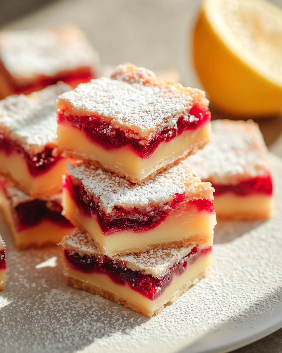 Cranberry Lemon Bars: Tangy, Sweet & Easy Dessert Recipe