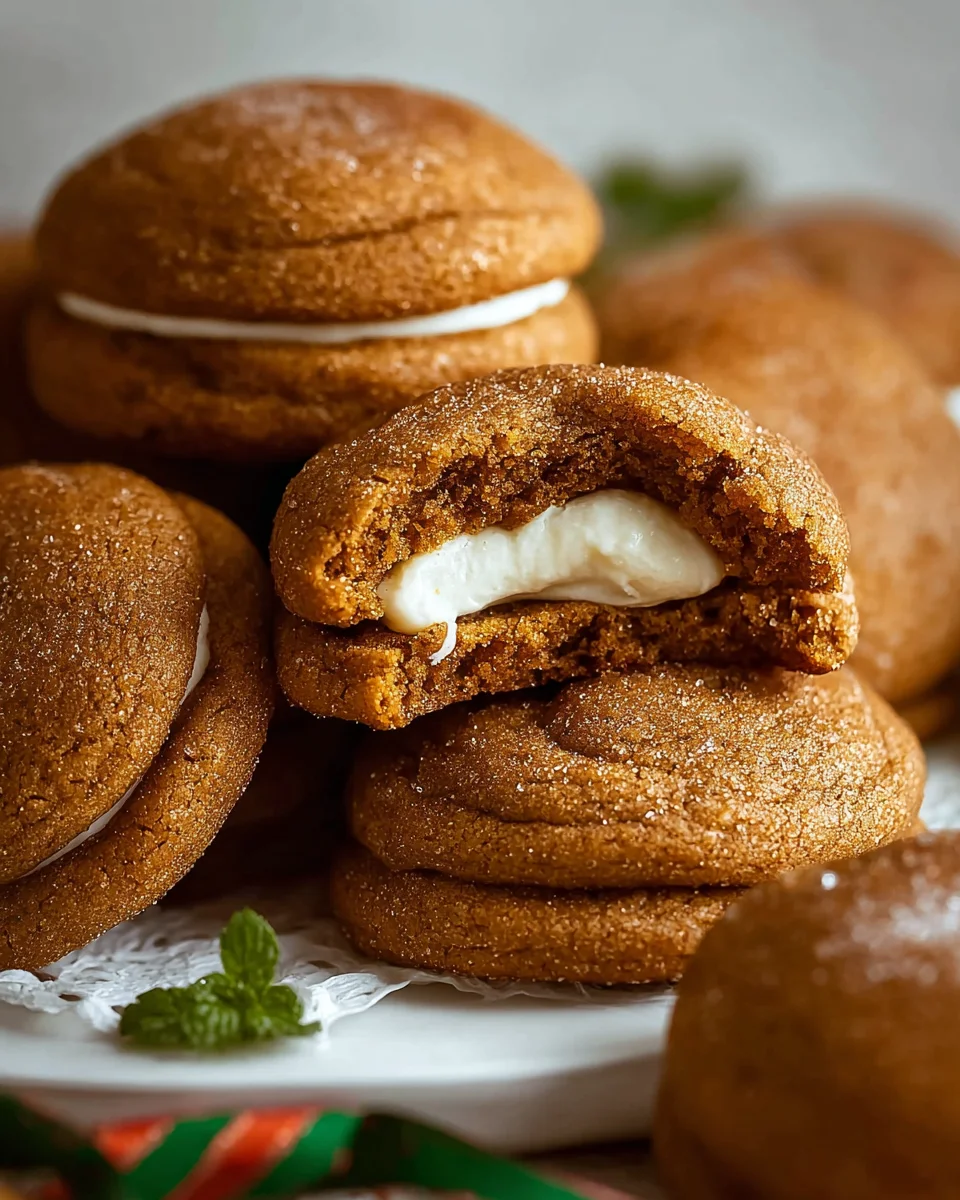 Delicious Gin Extract Gingerbread Cheesecake Cookies Recipe