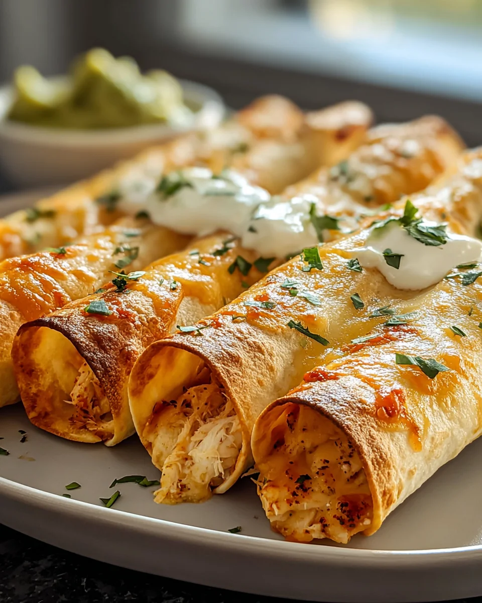 Crispy Chicken Taquitos Recipe: Quick & Delicious Snack Idea