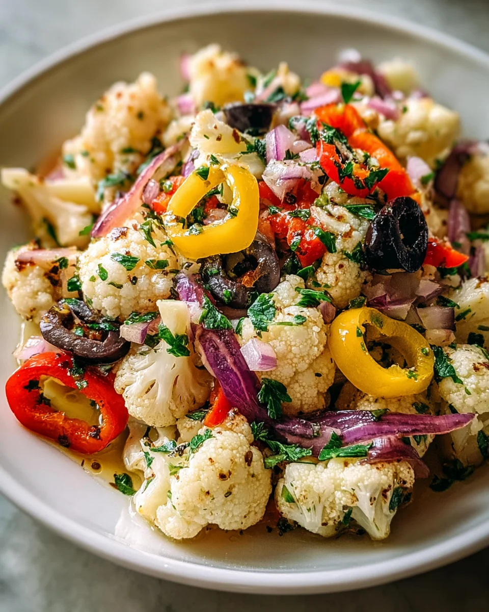 Delicious Marinated Cauliflower Salad Recipe for Fresh Flavor