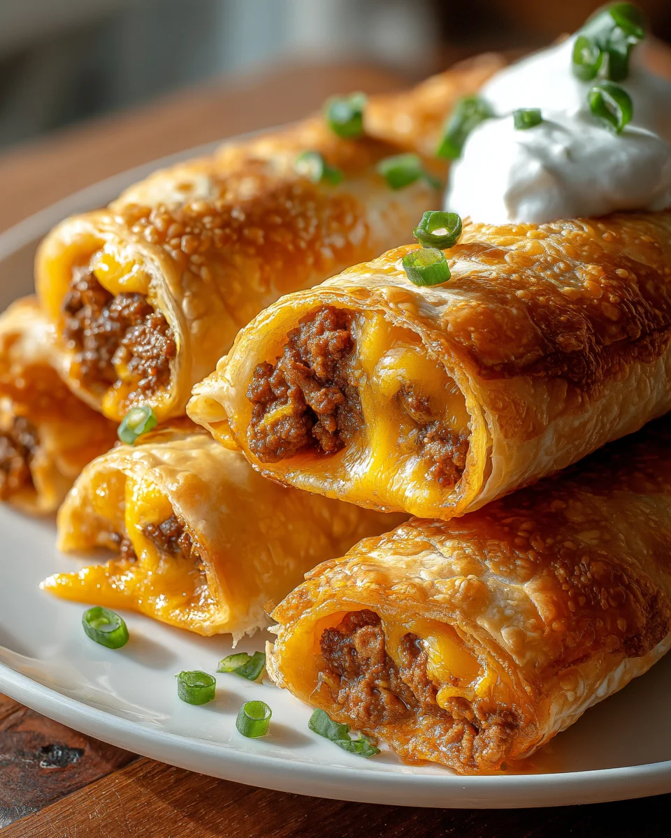 Delicious Kaesige Taco Sticks Recipe with Beef Filling!