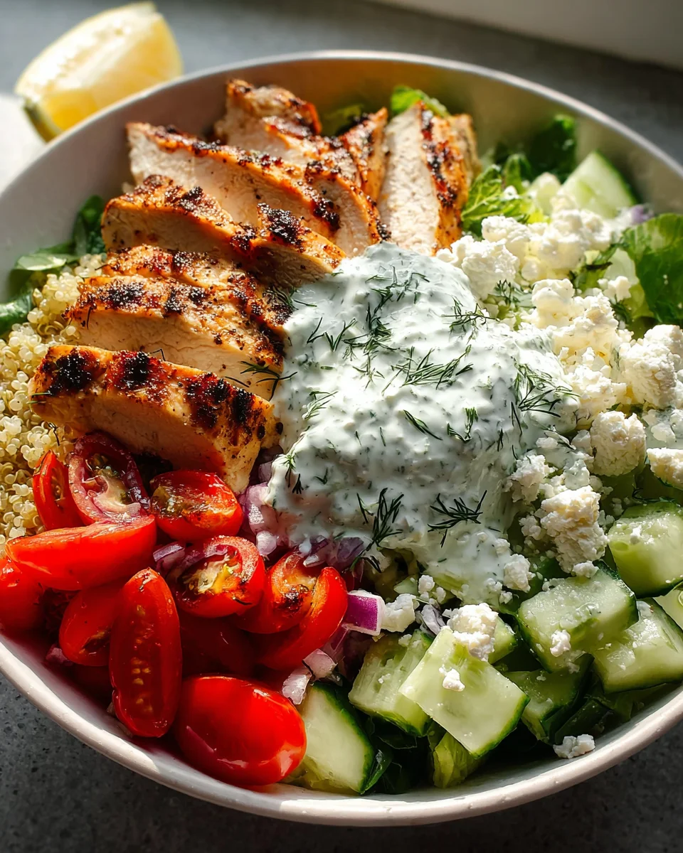 Delicious Greek Chicken Bowls Recipe for a Healthy Meal