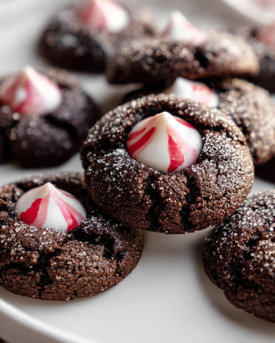 Easy Chocolate Peppermint Blossoms: Holiday Cookie Recipe