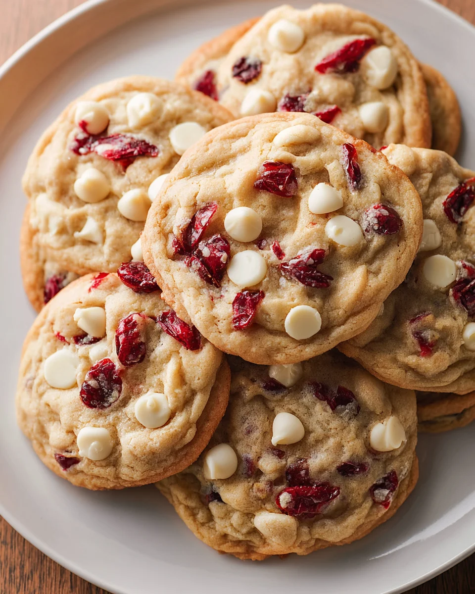 Delicious White Chocolate Cranberry Cookies Recipe to Try!