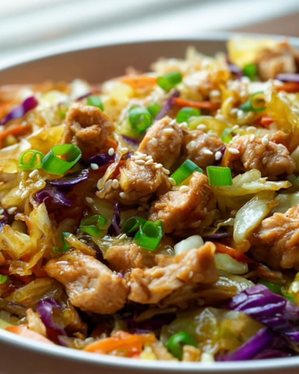 Ultimate Chicken Egg Roll Bowls: Quick & Delicious Meal!