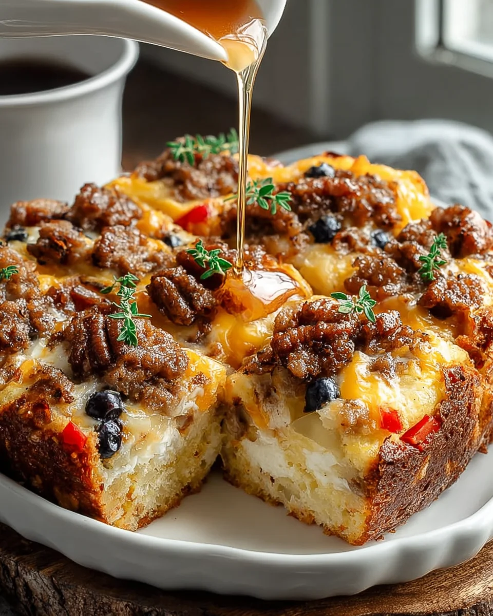 Sweet Maple Beef Breakfast Casserole Recipe for a Cozy Morning