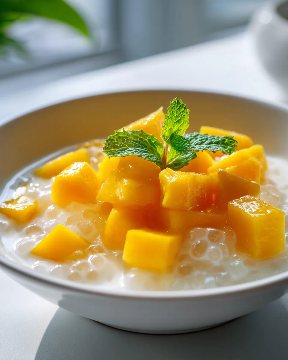 Mango Sago Recipe: Easy, Creamy, & Refreshing Dessert