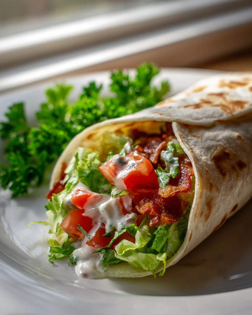 Beef Bacon Chicken Ranch Wraps Recipe - Delicious & Easy