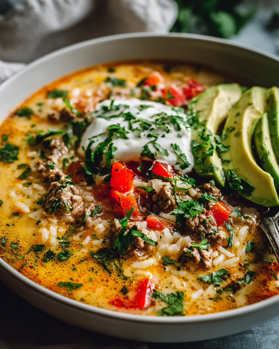 Crock Pot Taco Beef Rice Soup: Your New Family Favorite!